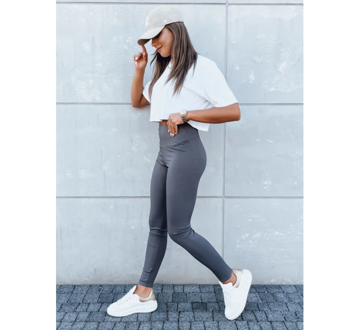 Dámské legíny LOOK ME šedé FashionStreet UY1619