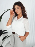 LUNA dámská košile bílá FashionStreet RY2328