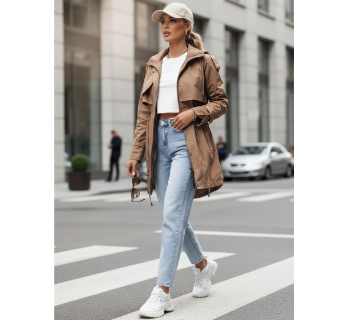 Dámská přechodná bunda parka BRENS béžová FashionStreet TY4231