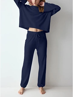 Dámské tepláky Cozy Comfort Cozy Trouser X 01 modré Blue - TRIUMPH