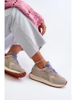 Dámské tenisky na platformě s paměťovou pěnou Big Star NN274681 béžové Dámské tenisky na platformě s paměťovou pěnou Big Star NN274681 béžové