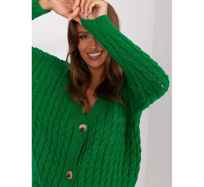 Sweter BA SW  zielony model 18985241 - FPrice