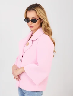 IT KR bunda FL8159 1.29 světle růžová