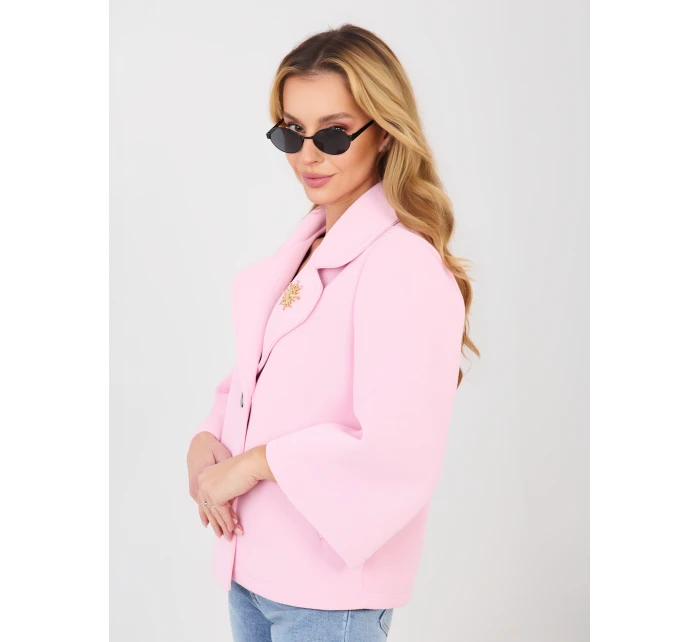 IT KR bunda FL8159 1.29 světle růžová