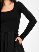 Bluzka RV BZ model 22011362 czarny - FPrice Bluzka RV BZ model 22011362 czarny - FPrice