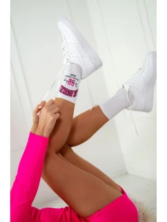 Dámské bavlněné ponožky LOS ANGELES – bílé