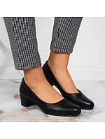 Dámské lodičky na klínku SK354A černé - Sergio Leone