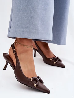 Sandály na podpatku  model 225956 Step in style