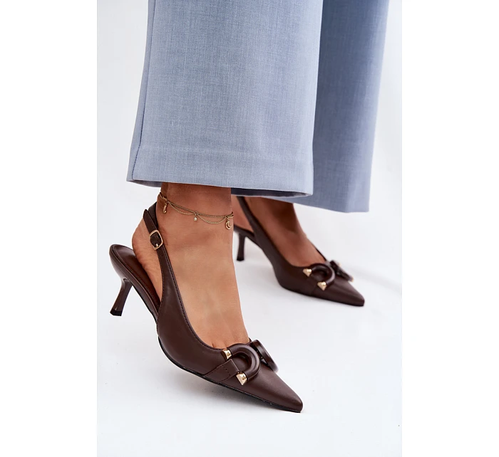 Sandály na podpatku  model 225956 Step in style