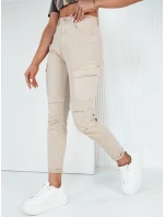 Dámské bojové kalhoty beige Dstreet model 21973298 - FashionStreet