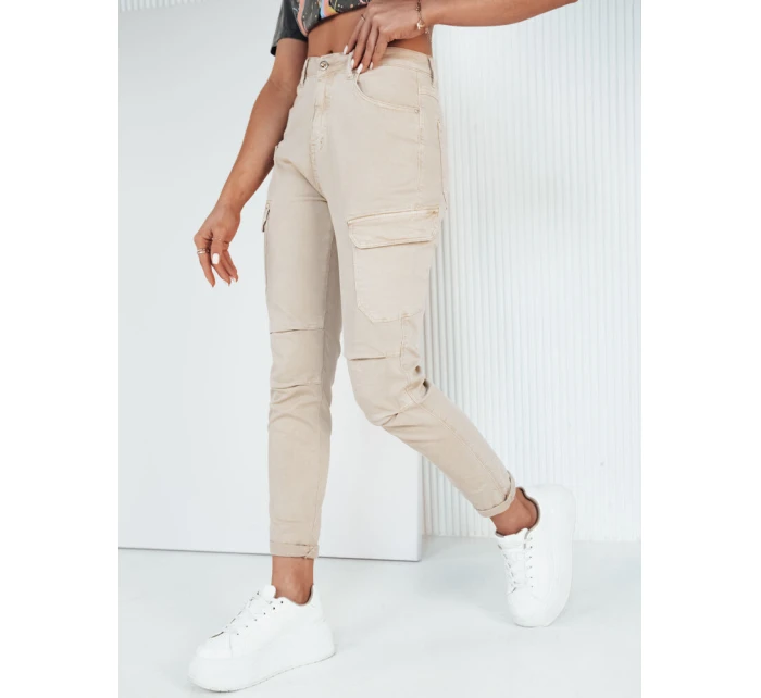 Dámské bojové kalhoty beige Dstreet model 21973298 - FashionStreet