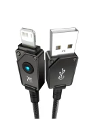 Baseus Nezlomitelný kabel USB-IP 2,4A 1m (černý)