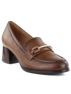 Dámské boty na podpatku hnědé Potocki SZ12784