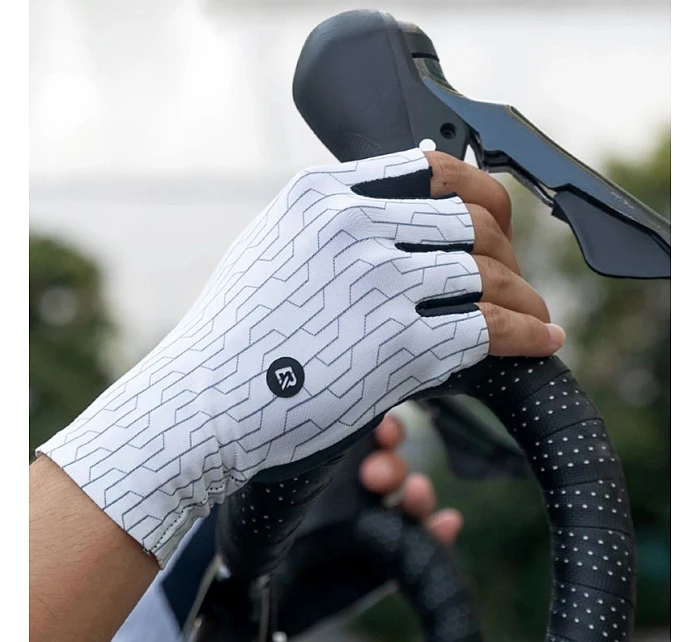 model 22083586 cyklistické rukavice velikost: M bíločerné - Rockbros