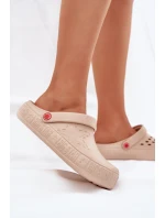 Dámské Lehké Pantofle Big Star II275008 Béžové Dámské Lehké Pantofle Big Star II275008 Béžové