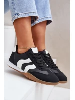 Klasické Dámské Tenisky Z Eko Kůže Černé model 21683302 - Boto