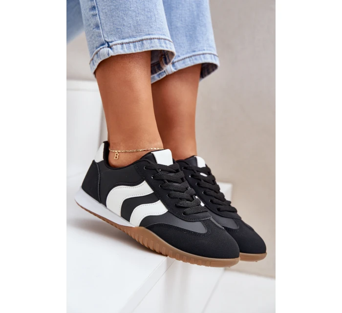 Klasické Dámské Tenisky Z Eko Kůže Černé model 21683302 - Boto