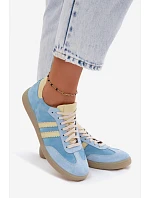 Zazoo N1068 Semišové Nízké Damské Tenisky Modré