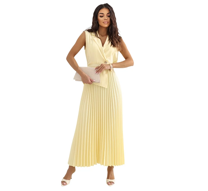 Sukienka IT SK model 22084315 jasny żółty - FPrice