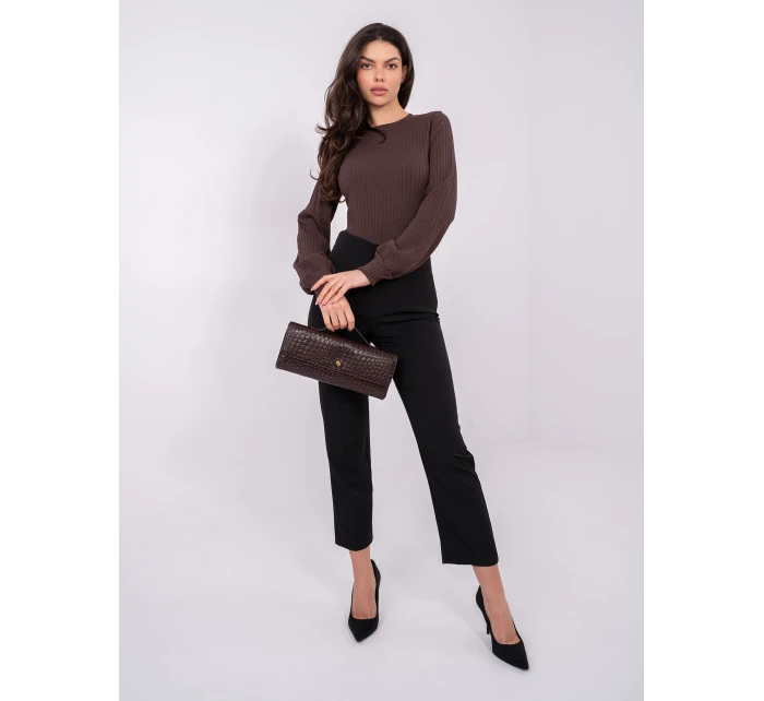 Bluzka RV BZ model 21818971 ciemny brązowy - FPrice