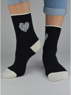 NOVITI Ponožky SB048-G-01 Black