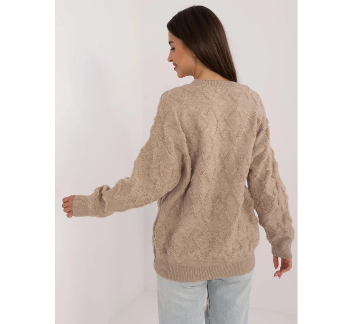 Dámský svetr AT SW 2361.61 Béžová - FPrice