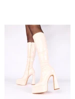 Kozačky na podpatku model 221355 Solea Kozačky na podpatku model 221355 Solea