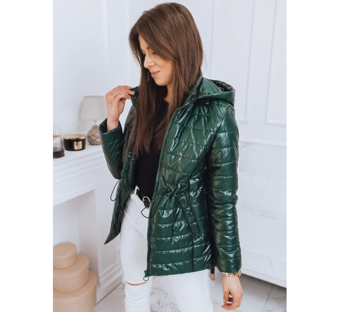 Dámská bunda TARINA tmavě zelená FashionStreet TY2521