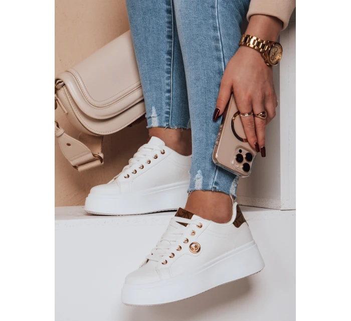 Dámské tenisky na platformě RIFII khaki FashionStreet ZY0686