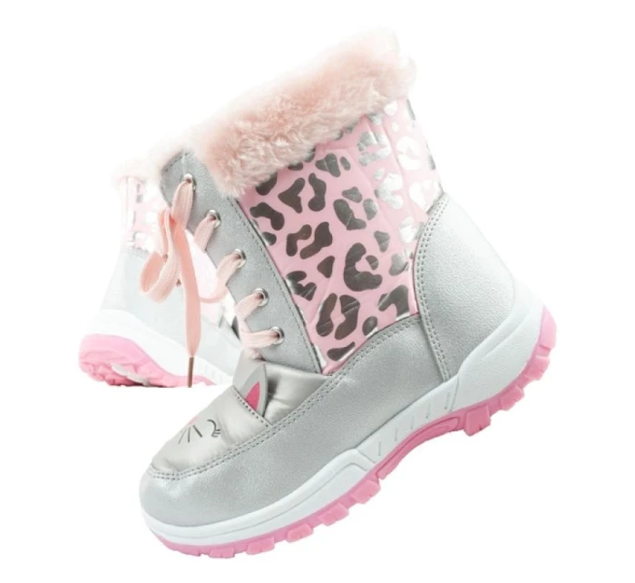 dětské zimní sněhové boty teplé pro dívky model 21813343 - Leomil dětské zimní sněhové boty teplé pro dívky model 21813343 - Leomil