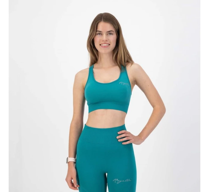 Rogelli TRINITY tyrkysová sportovní podprsenka L Rogelli TRINITY tyrkysová sportovní podprsenka L