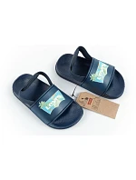 Dětské žabky Levi's Pool S Mini chlapecké model 22088601 modré dětské sandály - Hikvision