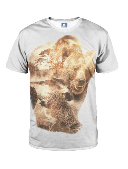 Aloha From Deer Wild Bear T-Shirt TSH AFD1035 Brown