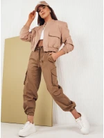 Dámské padákové kalhoty MIRI camel FashionStreet UY1680