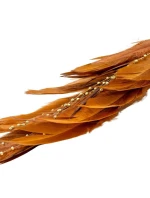 OZDOBNÝ PTÁK NA KLIPU 38CM BRONZ A MĚĎ OZDOBNÝ PTÁK NA KLIPU 38CM BRONZ A MĚĎ