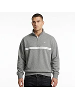 Calvin Klein Zip Fleece Hoodie Logo Tape Grey Heather mikina - LZ04RE285G-P7E pánské
