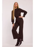 M879 Kombinéza se stojáčkem - hnědá