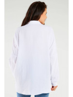 Košile s dlouhým rukávem model 18439338 bílá - Infinite You