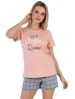 Dámské pyžamo Selfie Queen růžové