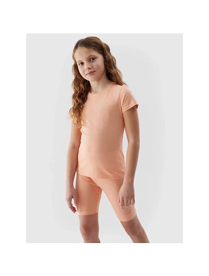 Dívčí tričko ze 100% bavlny 4F Junior