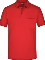 Daiber JN 922 Piqué polo s náprsní kapsou 02.0922 red
