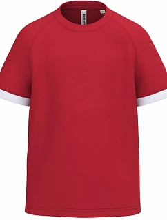 PA Dětské kontrastní sportovní tričko 20. sporty red/white model 22461261 - Kariban ProAct