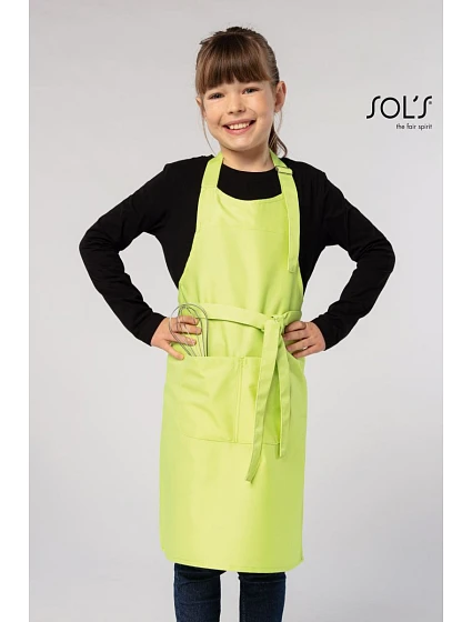 SOL'S Gala Kids Dětská zástěra s laclem model 22519789 black SOL'S Gala Kids Dětská zástěra s laclem model 22519789 black