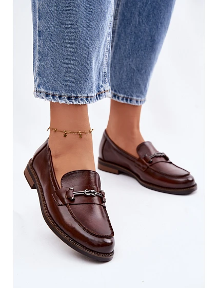 Dámské kožené Mokasíny Vinceza 18132 hnědé Dámské kožené Mokasíny Vinceza 18132 hnědé