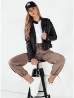 Dámská kožená bunda black Dstreet model 21974141 - FashionStreet
