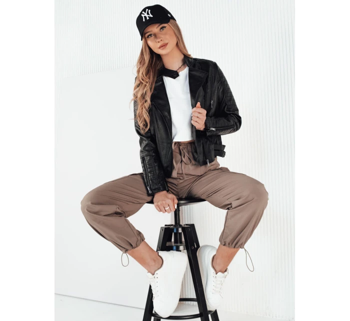 Dámská kožená bunda black Dstreet model 21974141 - FashionStreet