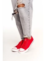 Dámské Klasické Nízké Tenisky Big Star DD274339 Červené Dámské Klasické Nízké Tenisky Big Star DD274339 Červené