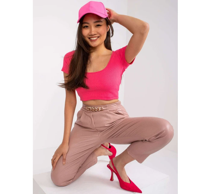 Kalhoty DHJ SP 5058.35P světle růžová