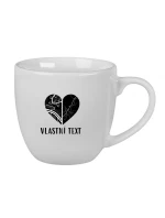 Personalizovaný keramický hrnek 400 ml - dvě mapy jako srdce Personalizovaný keramický hrnek 400 ml - dvě mapy jako srdce