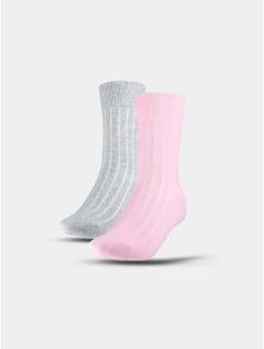 Dámské kotníkové ponožky (2-pack) 4F 4FWSS25USOCF375-92S dámské